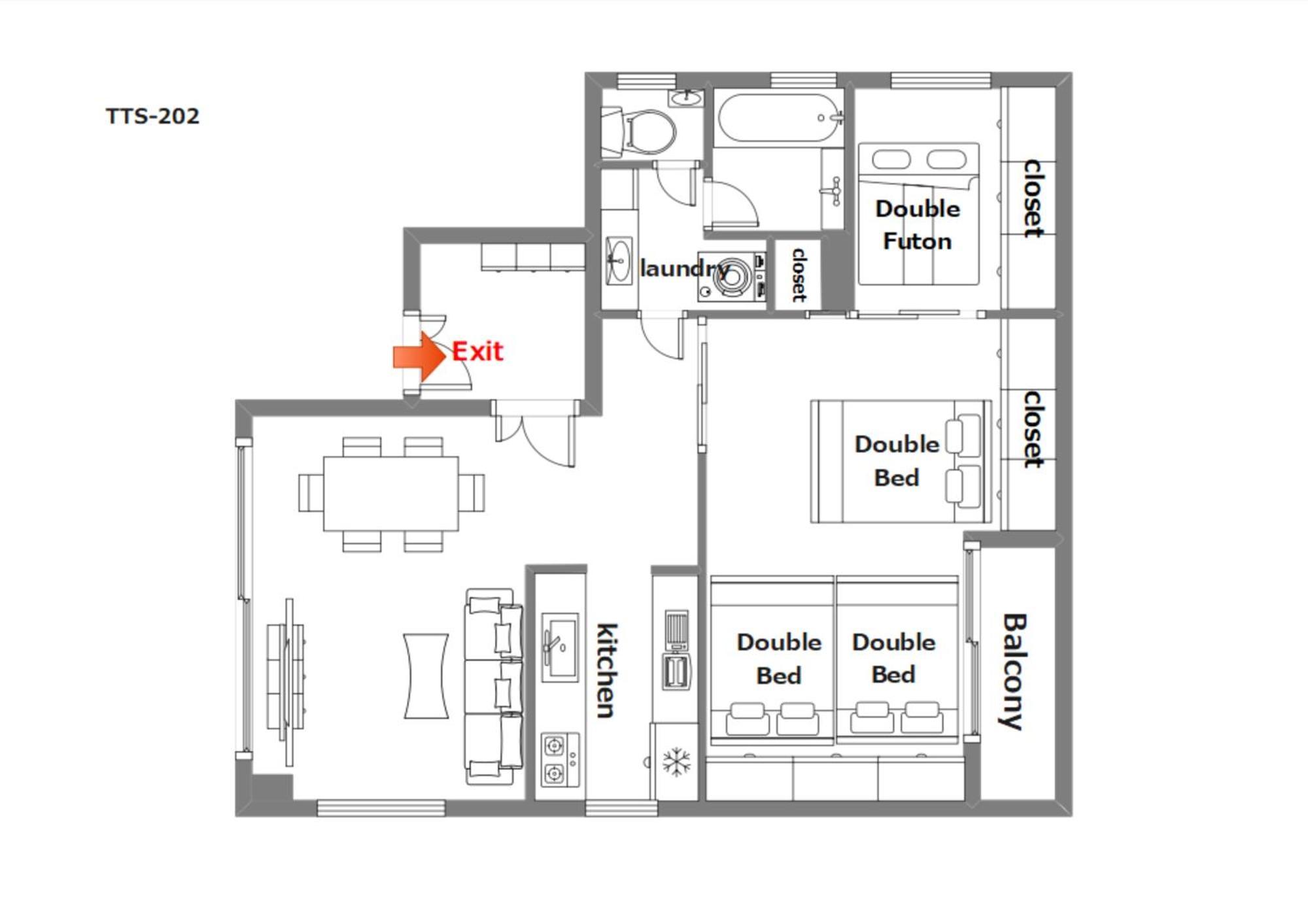 豊月荘 Toyotsuki Apartment Osaka Cameră foto